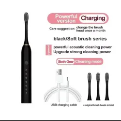Cepillo de dientes electrico con 2 cabezales de respuesto