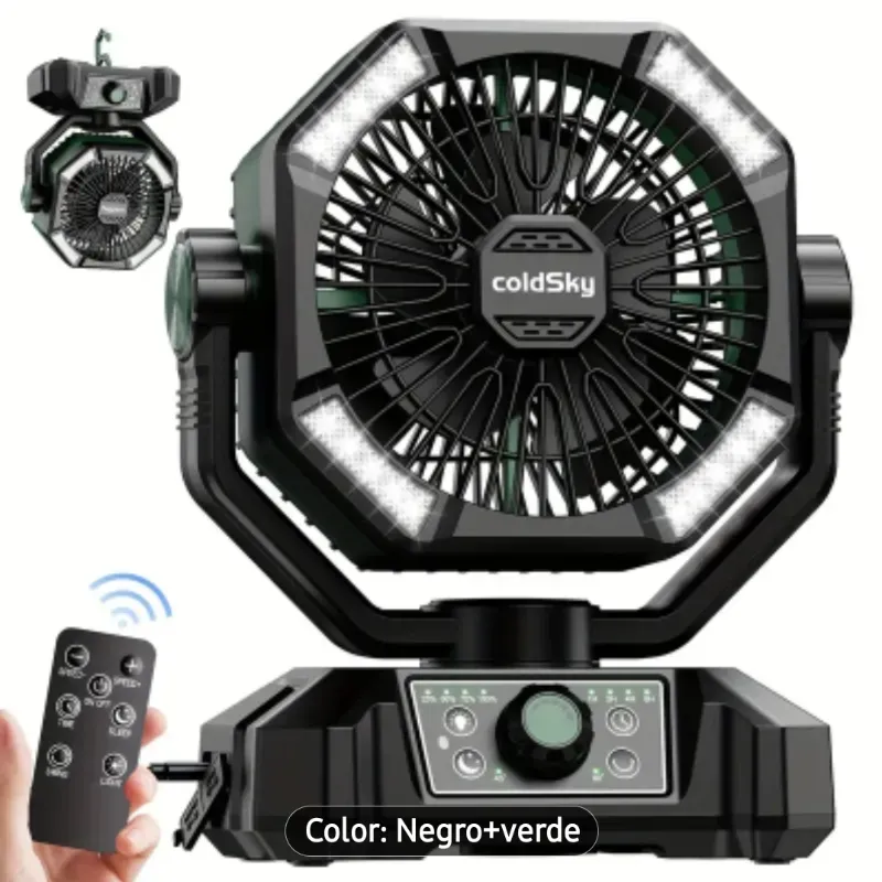 Coldsky ventilador recargable 20 000mah
