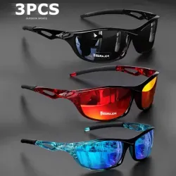 Gafas de sol polarizadas deportivas marco estilo moderno