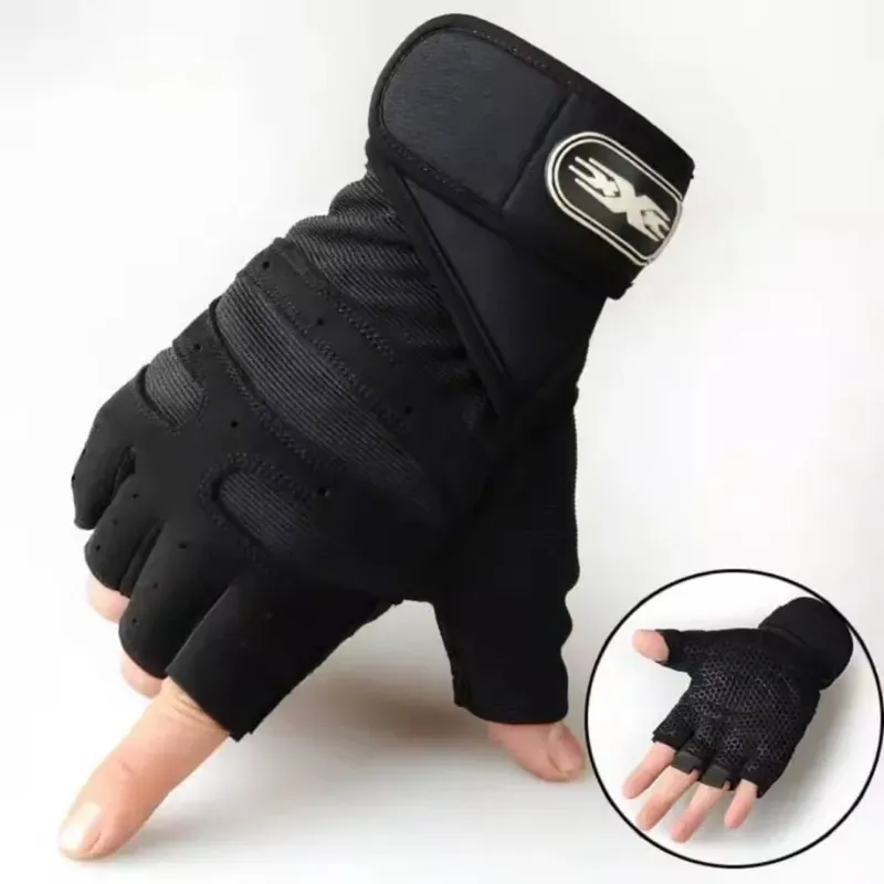 guantes para deportes negro hombres