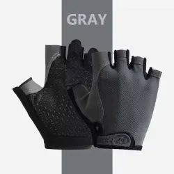 Guantes para gym  grises y negros
