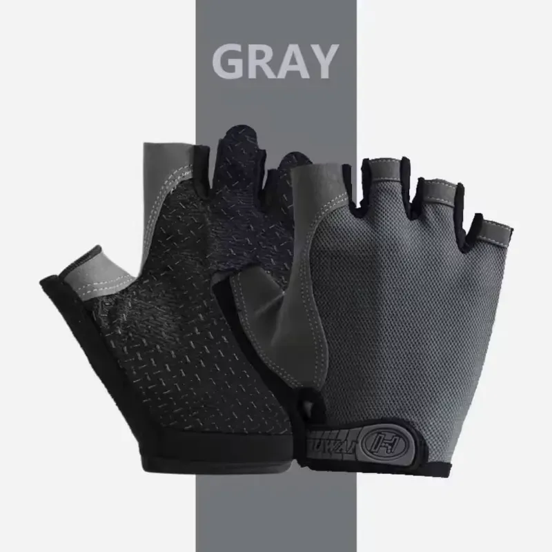 Guantes para gym  grises y negros