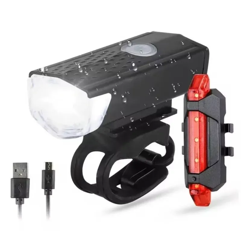 Luz delantera y trasera para bicicleta 