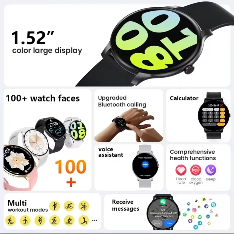 LXASFIT 2025 reloj inteligente 