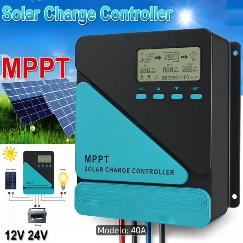 MPPT cargador solar 40A