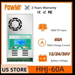 MPPT cargador solar POWmr 60A