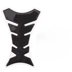 pegatina para tanque de moto negra silicona 