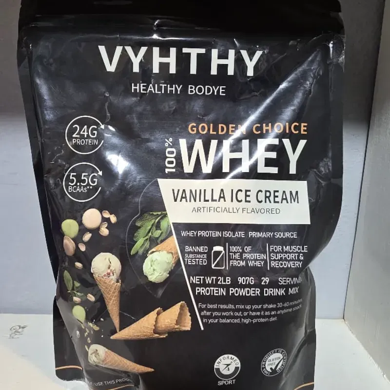 Polvo de proteína VYHTHY 29servicios sabor Helado de vainilla