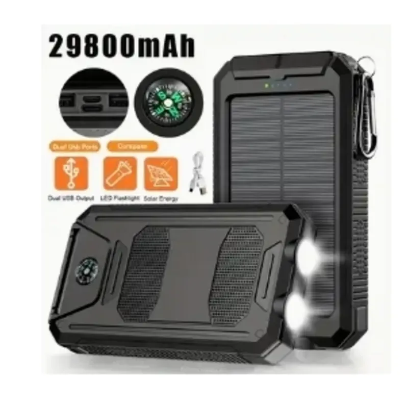 Power bank con panel solar 