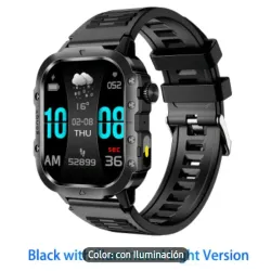 Reloj inteligente estilo militar