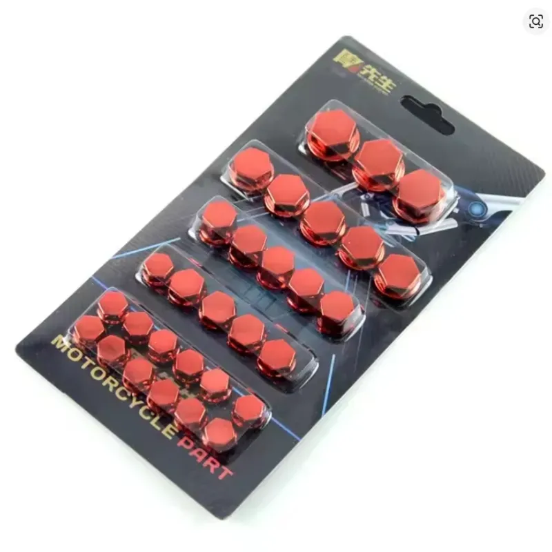 Set de 30UDS de tapas para tornillos de motocicleta