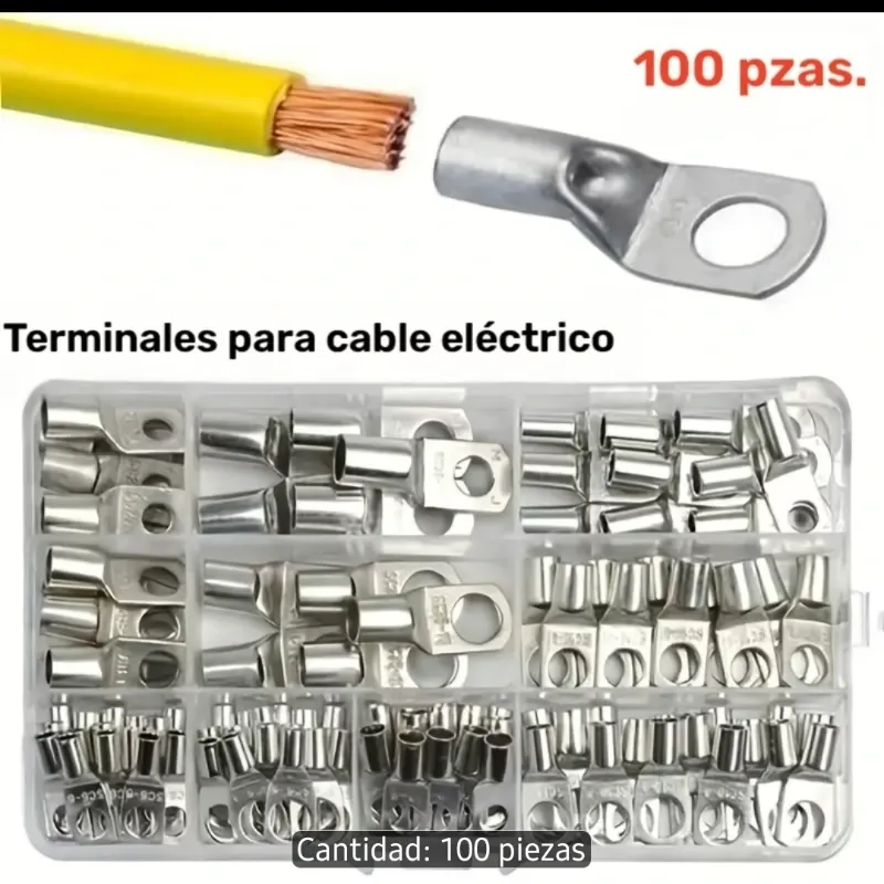 Terminales de Anillo para cables AWG (PAR)