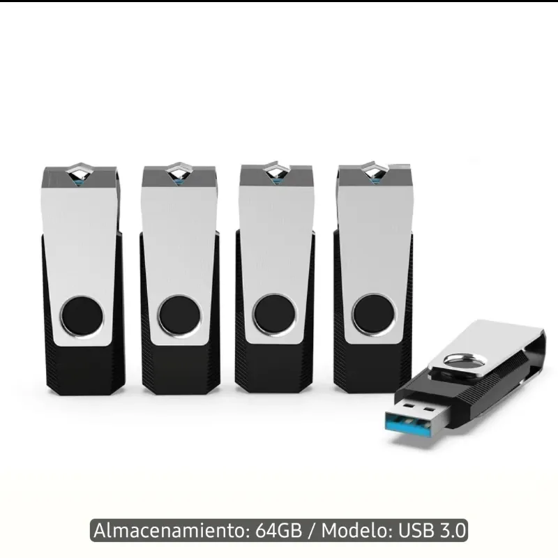 Usb 64 GB 3.0 negra