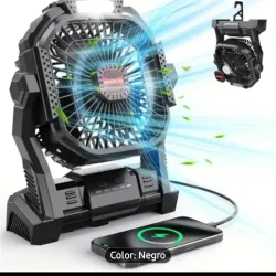 Ventilador portatil recargable de 20 000mah