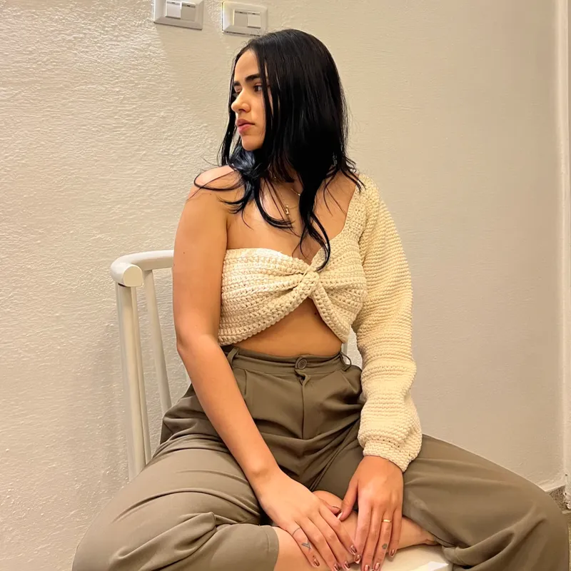 Blusa de una manga