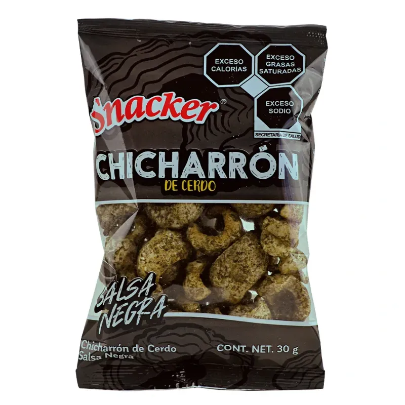 CHICHARRÓN DE CERDO SALSA NEGRA