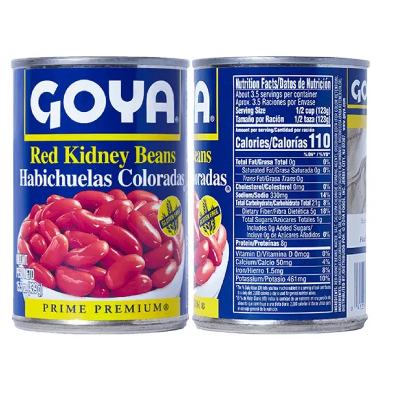 FRIJOLES COLORADOS ENLATADOS