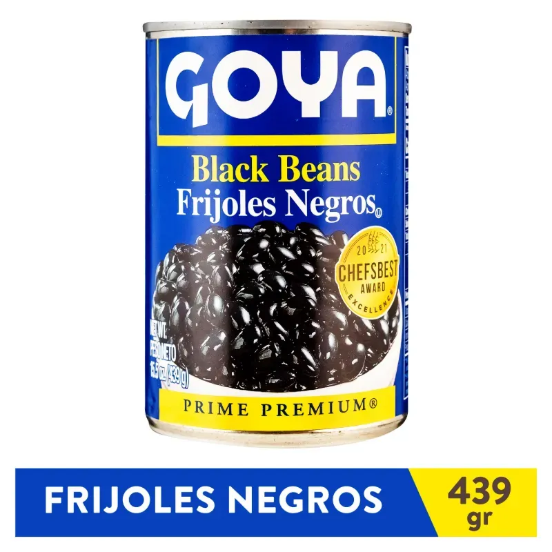 FRIJOLES NEGROS ENLATADOS 