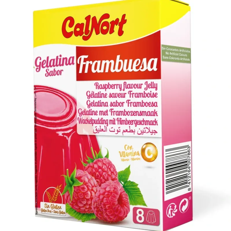 GELATINA DE FRAMBUESA 