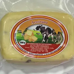 QUESO TIPO MOZZARELLA CON ACEITUNAS 