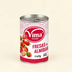 Fresas en almíbar
