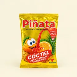 Refresco Piñata cóctel