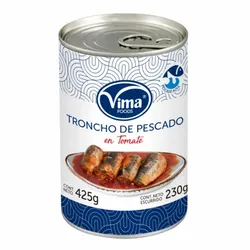 Troncho de pescado en salsa de tomate