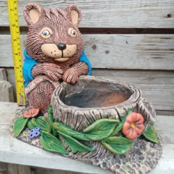 Capibara con maceta