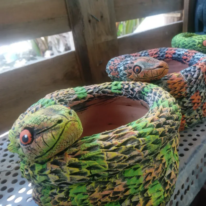 Maceta serpiente