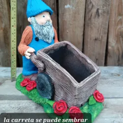 Nomo con carretilla  delante