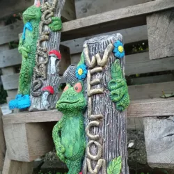 Ranas para pared welcome