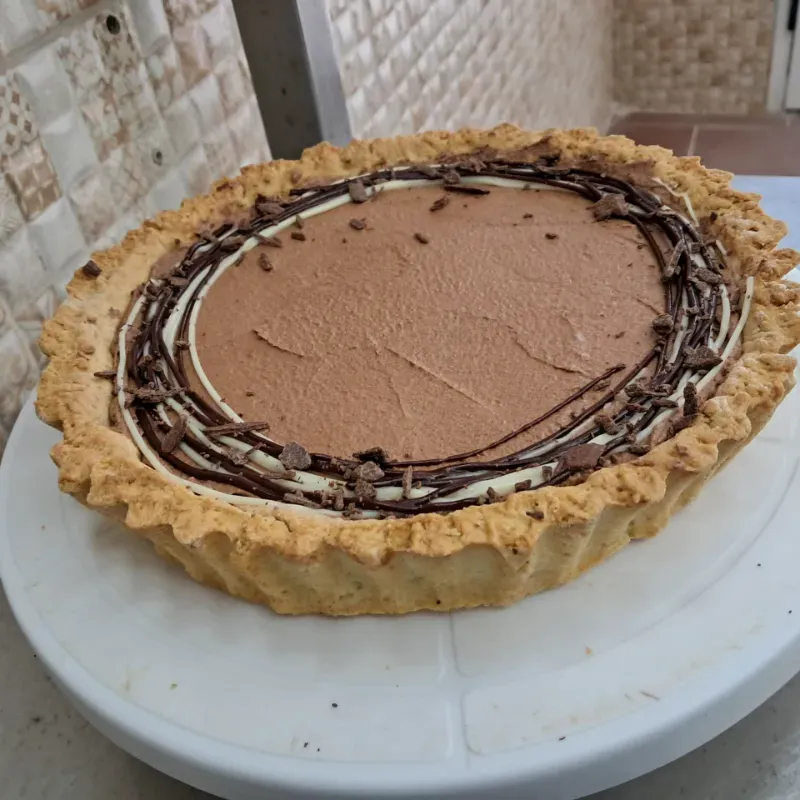 Pie de ganache 