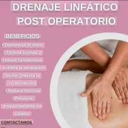 Drenaje linfático post quirúrgico