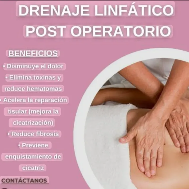 Drenaje linfático post quirúrgico
