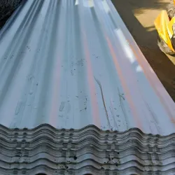 Planchas de zinc de monta redonda 
