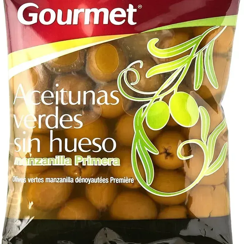 Aceitunas verdes  sin hueso Gourmet 180g 