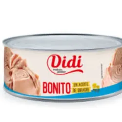 Bonito en aceite de girasol 900 g marca DIDI 