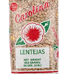 Lenteja Pardina 454g (16oz) Carolina 