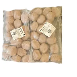 Paquete de Albóndigas de Pollo 500g  marca Mulata Bonita  (contenido 18 a 20 Albóndigas)