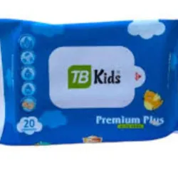 Toallitas  TB KIDS sin alcohol 20 uds 