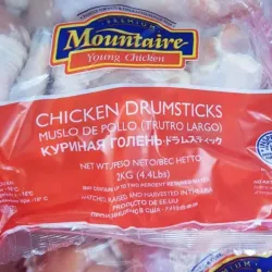 2 Paquetes de pollo 2kg (8.8lb)