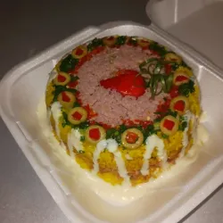 Arroz Imperial El Plato de un Rey (jamón aceitunas pollo)ver descripción