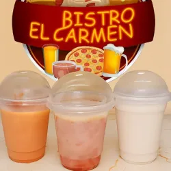 Batidos de frutas naturales sabores guayaba, fruta bomba y mango (vaso de 12ml)l