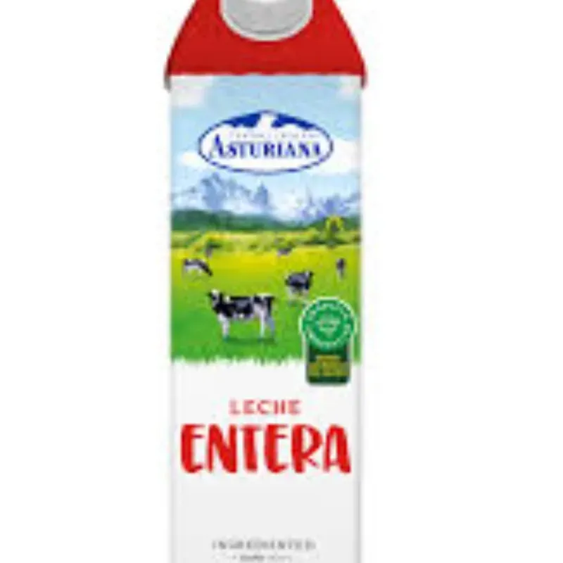 CAJA LECHE Entera evaporada sabor 1LT natural x unidad  (rinde hasta 5 litros de  leche)