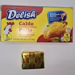 Caldo de pollo DELISH(6cubos)