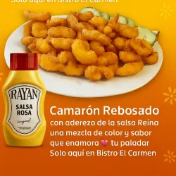 Camarón Rebosado con Salsa Rosa 