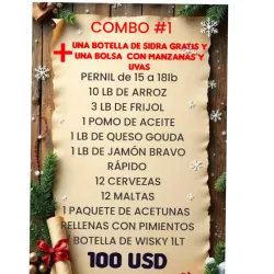 COMBO #1  PARA NAVIDAD Y FIN DE AÑO 