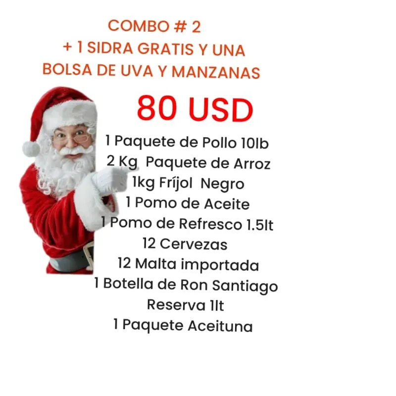 COMBO # 2 PARA NAVIDAD Y  FIN DE AÑO 