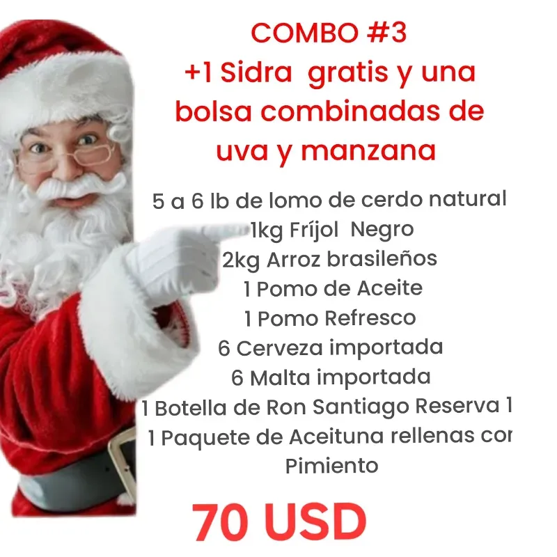COMBO #3 PARA NAVIDAD Y FIN DE AÑO