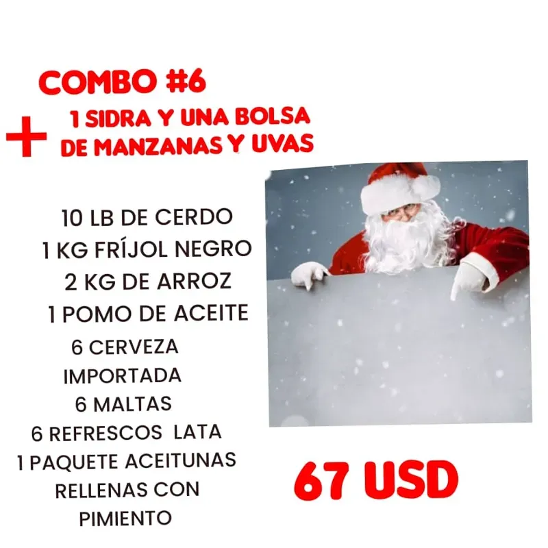 COMBO #6 PARA NAVIDAD Y FIN DE AÑO
